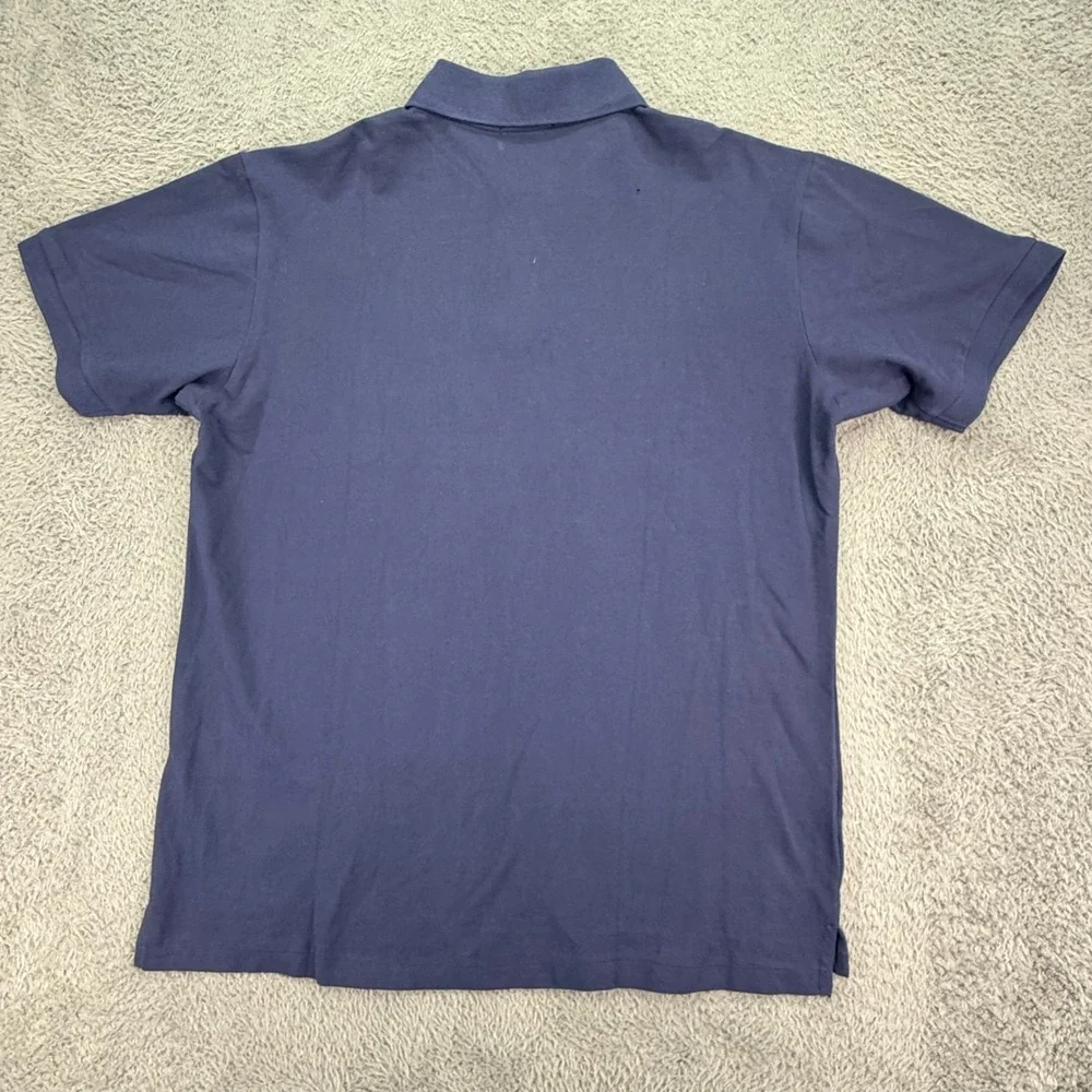Polo Ralph Lauren Polo Mens XXL Navy Blue Custom Slim Fit Short Sleeve Pony Logo